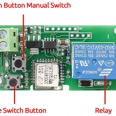 WiFi Relay USB DC 5V Relay Module Smart Home Wireless Switch Controller with APP