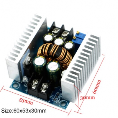 20A 300W DC Buck Module Constant Current Adjustable Step-Down Converter CC CV Power Module High Power Module Buck Converter