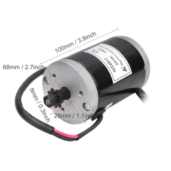 MY6812 24V 100W High Speed Small Brush Motor with Belt Pulley for E Bike e-bike MY6812 24V 100W High Speed Small Brush Motor with Belt Pulley for E Bike e-bike