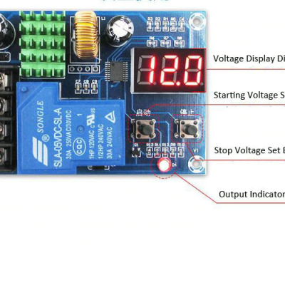 XH-M604 Battery Charger Control Module DC 6-60V Storage Lithium Battery Charging Control Switch Protection Board