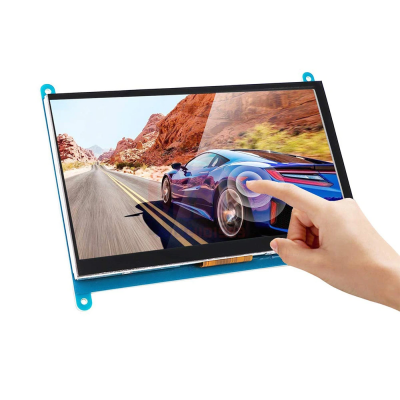 7 Inch Capacitive Touch Screen IPS TFT LCD Display HDMI 1024x600 Resolution for Raspberry Pi 3/2/Model 3B+