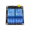 DC 12V 2 channel relay module with optocoupler 