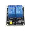 DC 12V 2 channel relay module with optocoupler 