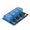 DC 12V 4 channel relay module with optocoupler 