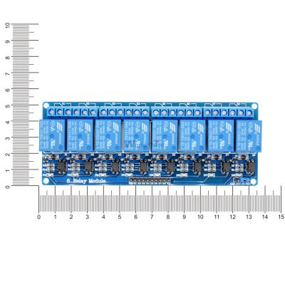 DC 12V 8 channel relay module with optocoupler