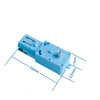 Metal TT motor Dual shaft  1:90 blue