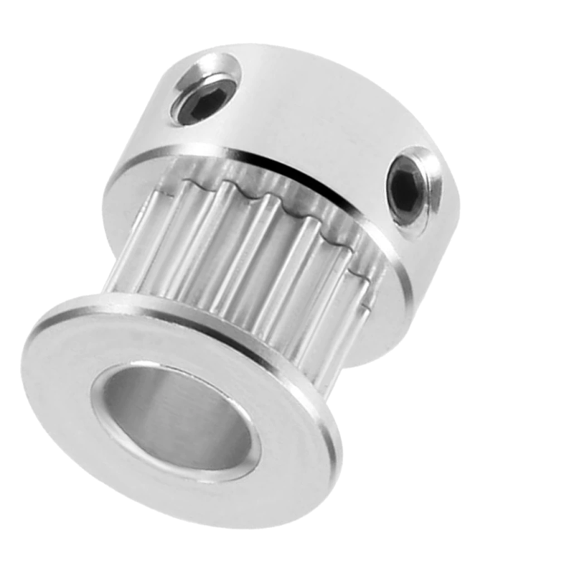 Aluminum GT2 16Teeth 5mm Bore Timing Belt Pulley Flange Synchronous