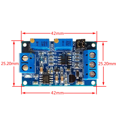 0 to 20mA/40mA to 0-3.3V 0-5V 0-10V Current to Voltage Converter Signal Conversion Module 0-20mA 4-20mA I/V Transmitter