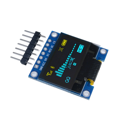 0.96 inch oled display 12864 spi serial port 7Pin- Yellow and Blue