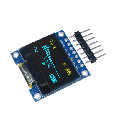 0.96 inch oled display 12864 spi serial port 7Pin- Yellow and Blue