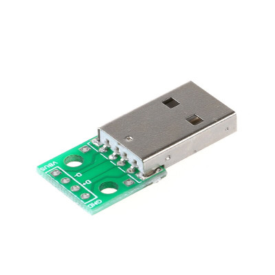 USB male to Dip 2.54mm DIP 4pin to DIP adapter board