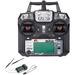 FS-i6X 6-10(Default 6) CH 2.4GHz AFHDS RC Transmitter w FS-iA6B Receiver FS-i6X 6-10(Default 6) CH 2.4GHz AFHDS RC Transmitter w FS-iA6B Receiver