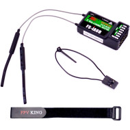 Flysky FS-iA6B Receiver 6-Channel 2.4G 6CH i-BUS PPM Receiver with Antenna Compatible FS-i4 FS-i6 FS-i10 FS-GT2E FS-GT2G