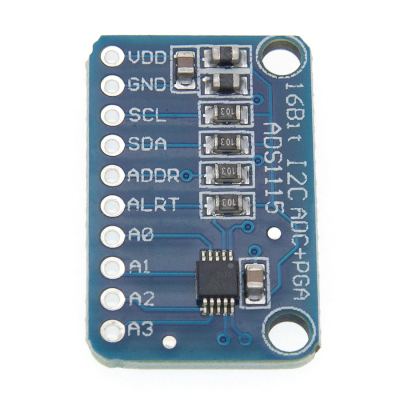 16 Bit I2C ADS1115 Module ADC 4 channel with Pro Gain Amplifier Rpi