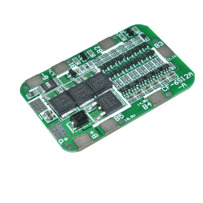 6S 15A 24V PCB BMS Protection Board For 6 Pack 18650 Li-ion Lithium Battery Cell 