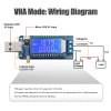 5V To 3.3v 9V 12V 24V Desktop Power Module Battery Capacity Tester