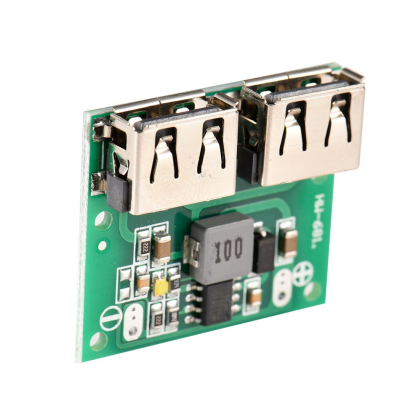 12V/24V to 5V dual socket 3A DC-DC car charging lithium battery charging board charger module + protection dual function