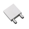 Aluminum Water Cooling Block Size 40x40mm for CPU Graphics Radiator Heatsink