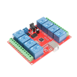 DC 5V 8 Channel Relay Module USB Control Computer Control Switch/PC/PLC control board DC 5V 8 Channel Relay Module USB Control Computer Control Switch/PC/PLC control board