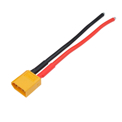 XT60 Male Bullet Connector Plug with Silicone 14 AWG Cable for RC Lipo Battery