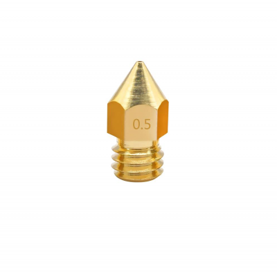 Brass Copper Nozzle 0.5mm Extruder Print Head For 1.75mm Ender- 3D printer accessories