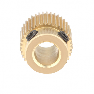 Brass Extruder Wheel 40 Teeth Drive Gear for MK7 MK8 Extruder