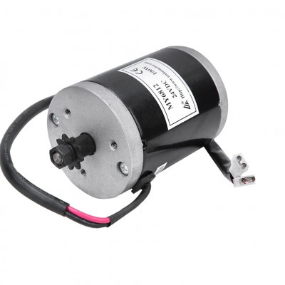 MY6812 12V 100W High Speed Small Brush Motor with Belt Pulley for E Bike e-bike