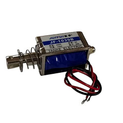 JF-1039B DC 6V 25N 10mm Stroke Push-Pull Type DC Solenoid Electromagnet Linear Motion JF-1039B DC 6V 25N 10mm Stroke Push-Pull Type DC Solenoid Electromagnet Linear Motion