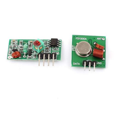 433 Mhz RF TRANSMITTER + RECEIVER MODULE LINK KIT for ARDUINO OTHERS MCU 