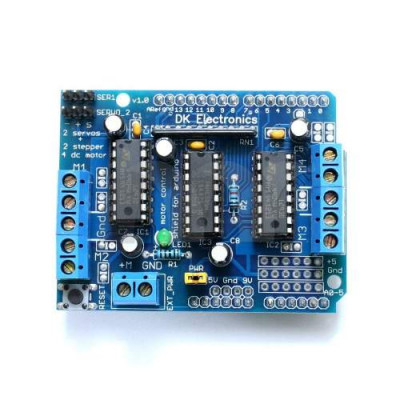 L293D MOTOR DRIVER SHIELD for ARDUINO AND OTHERS 