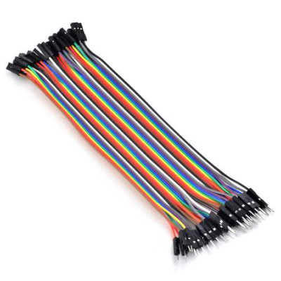 40 PCS MALE TO FEMALE JUMPER WIRES DUPONT LINES 20CMS 200mm 