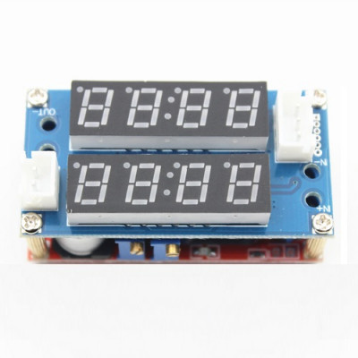 5A ADJUSTABLE POWER CC CV STEP-DOWN CHARGE MODULE LED DRIVER VOLTMETER AMMETER 