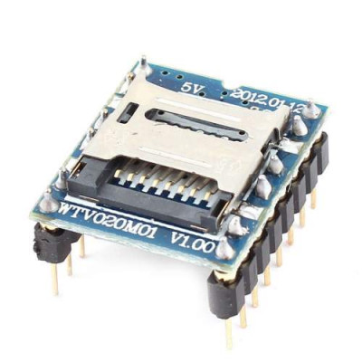 Mp3 Voice Module U-Disk Audio Player Micro Sd Card Module Wtv020-Sd-16P