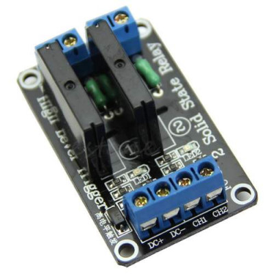 5V 2 Channel OMRON SSR Low Level Solid State Relay Module 250V 2A