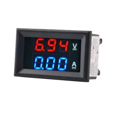 0.36" dc Digital Ammeter 0-50A LED AMP ampere Tester Meter Current 12v 24v car