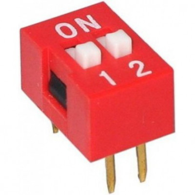 2 Positions DIP Switch