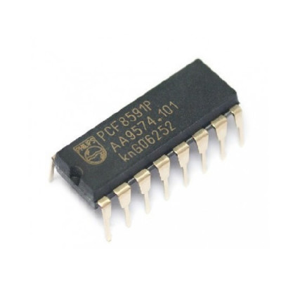 PCF8591P PHILIPS DIP-16 IC 8-bit A/D and D/A Converter
