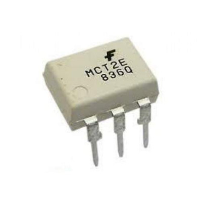 MCT2E Optocoupler with Base Lead for Transistor Biasing