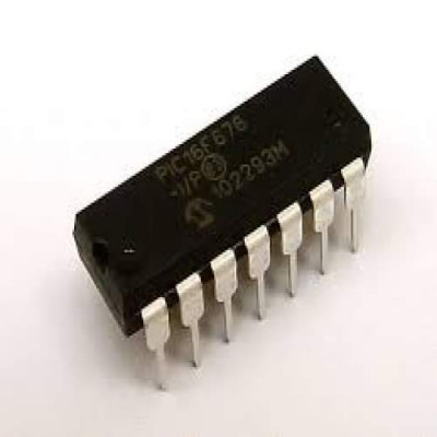PIC16F676 Flash 14 pin 1kB Microcontroller with ADC