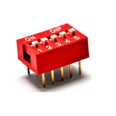 5 Positions DIP Switch