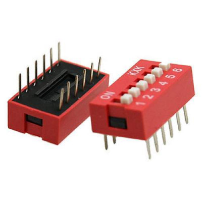 6 Positions DIP Switch