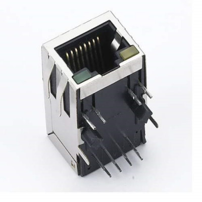 Gigabit RJ45 Connector with LED