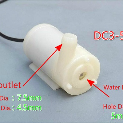 Mute Submersible Pump Water Pump Dc 3V 5V For Pc Cooling Water Circulation