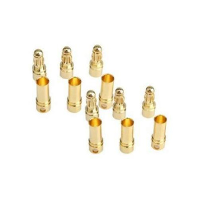 3.5mm Gold-plated Bullet Banana Plug Connector RC Battery