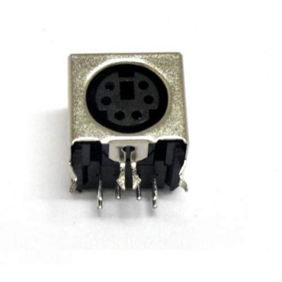 PCB Mount PS/2 PS2 Connector Socket 6 Pin Female for Keyboard & Mouse