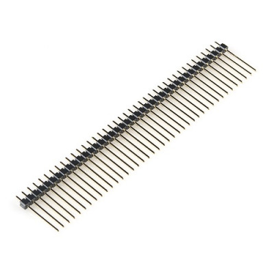 40 Pin Male Pin Header Connector 2.54mm Pitch 10 mm Long