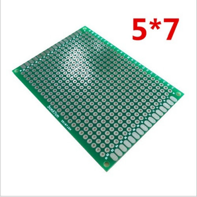 Double Side Copper Prototype Pcb Universal Board 5 X 7 Cm