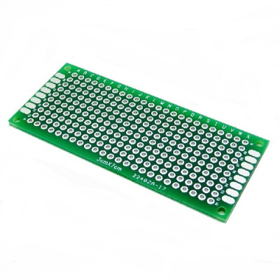 Double Side Copper Prototype Pcb   Universal Board 3 X 7 Cm