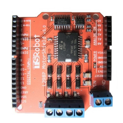 L298P 2A H-Bridge Dc Motor Driver Arduino Shield