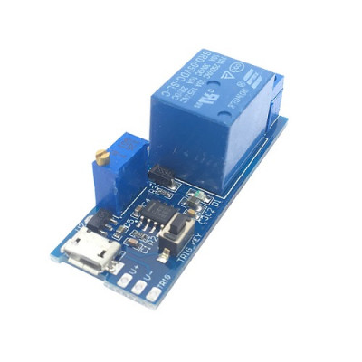 5V-30V Delay Relay Timer Module Trigger Delay Switch Micro USB Power Adjustable Relay Module